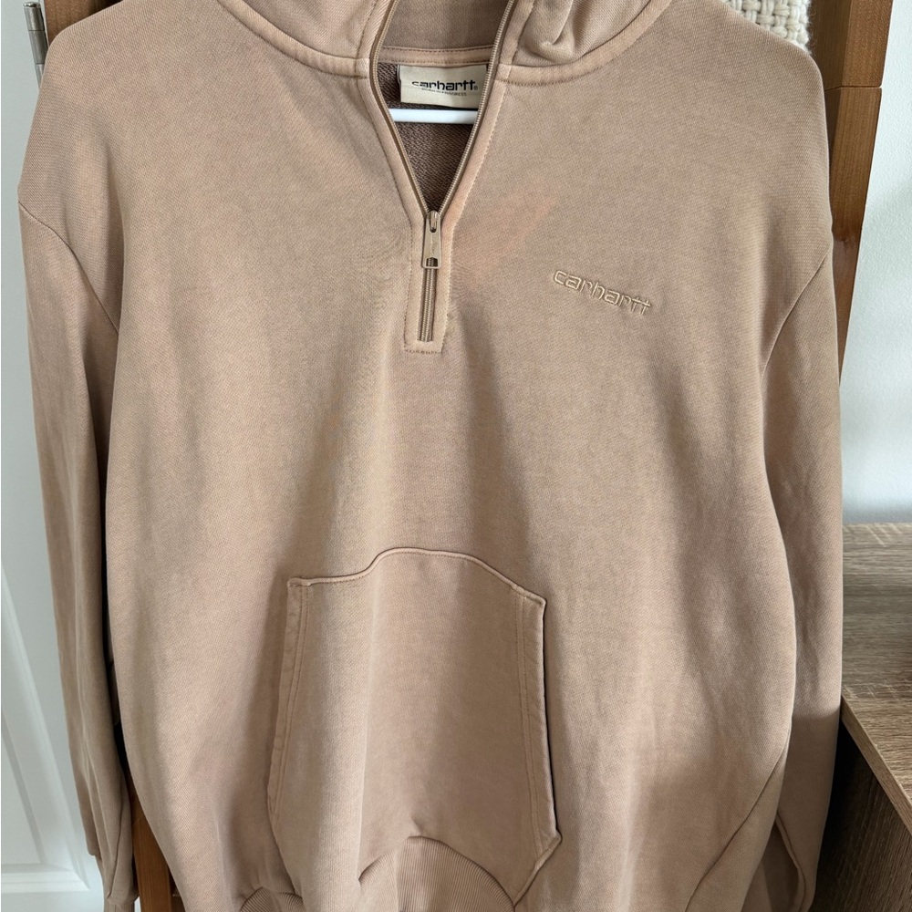 Carhartt Men's Zip-Up Tan Sweater